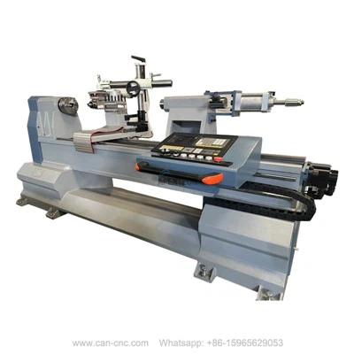 Håndverksdreiebenk av tre